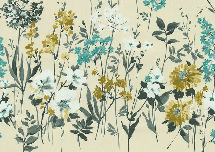 Wild Meadow, Pistachio - Twist&Fit Roman Blind - Image 7